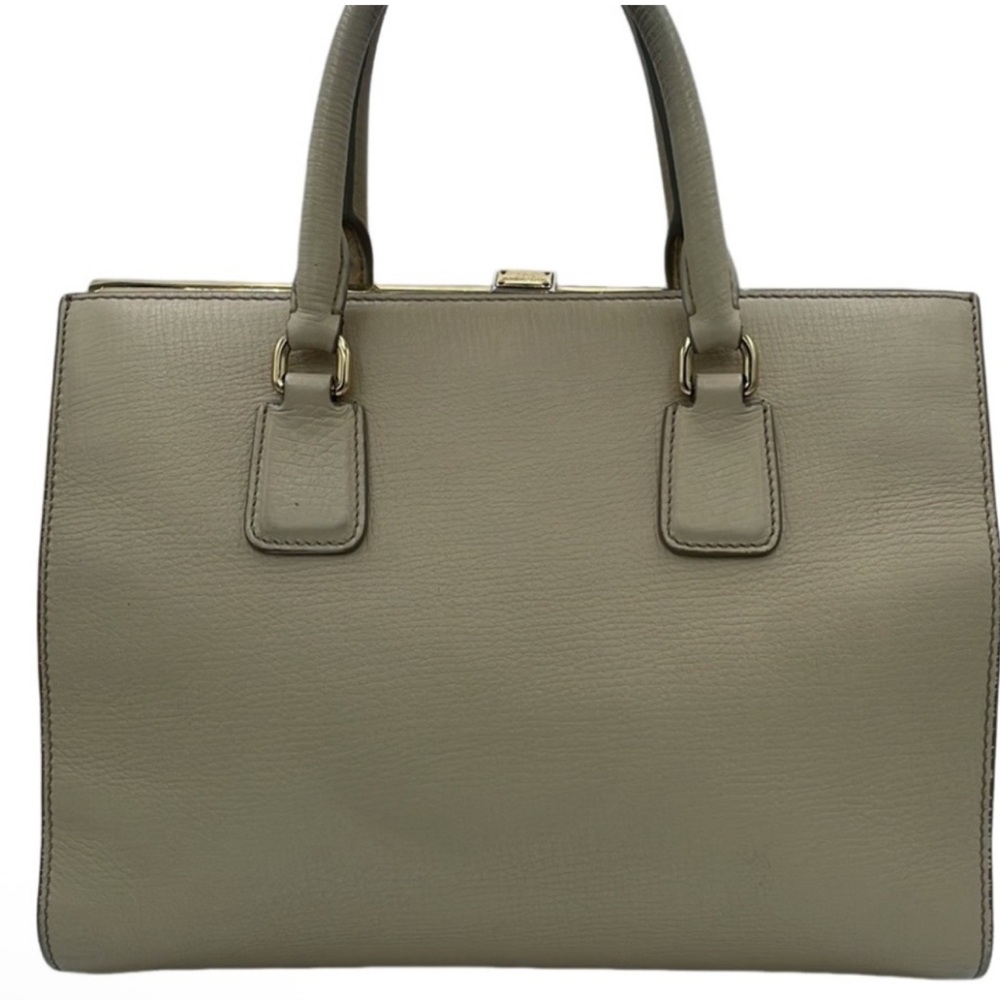 EUC Dolce & Gabbana Bolso satchel Dolce&Gabbana Miss Sofia de piel beige